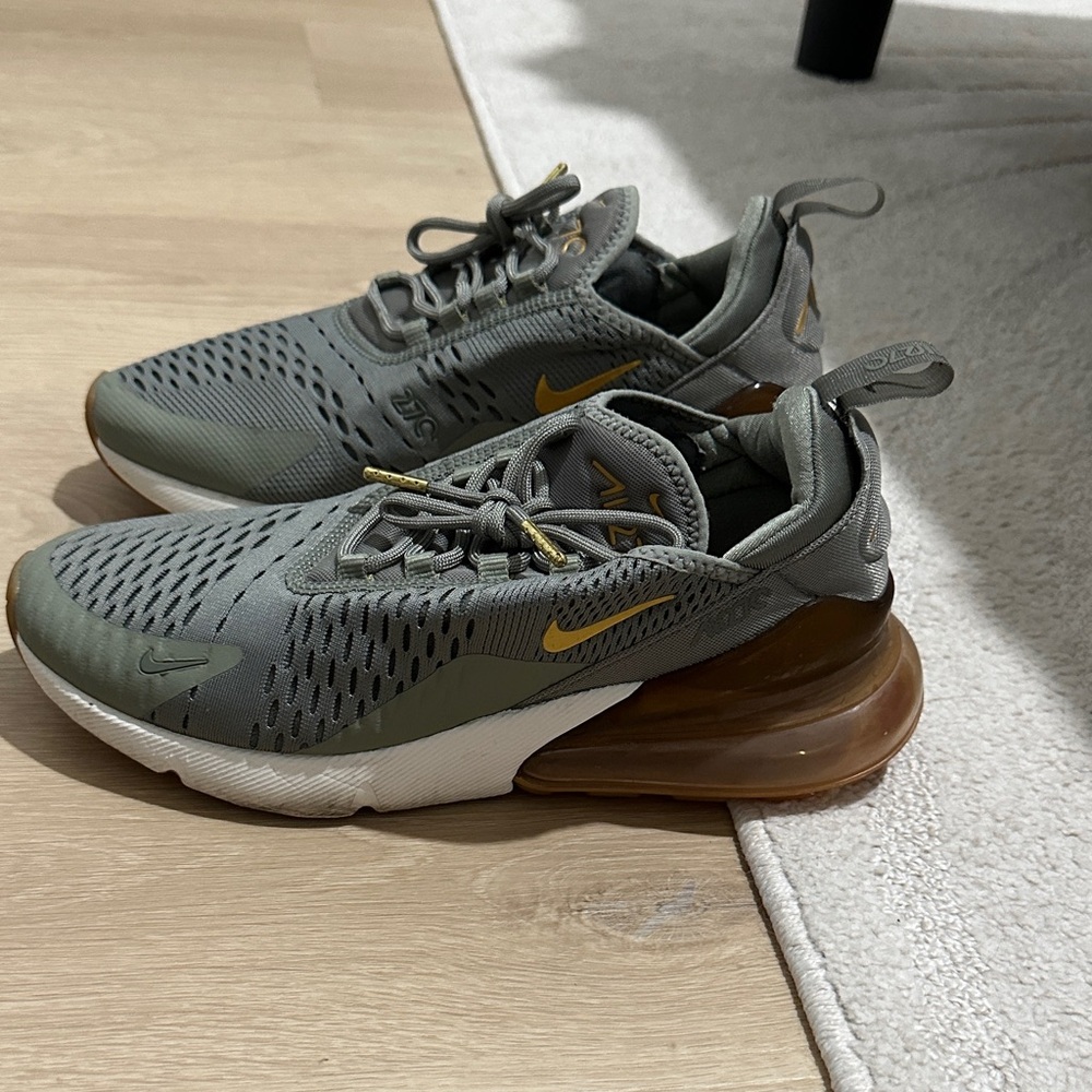 Nike Air Max 270 Olive and Bronze Sneakers